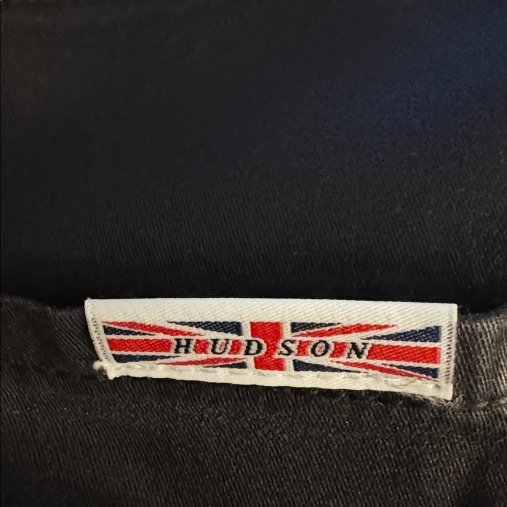 HUDSON Fashion Skirt Black Coated Denim Jeans Midi Skirt Waxed 32 Long Slit Sexy - Picture 7 of 9